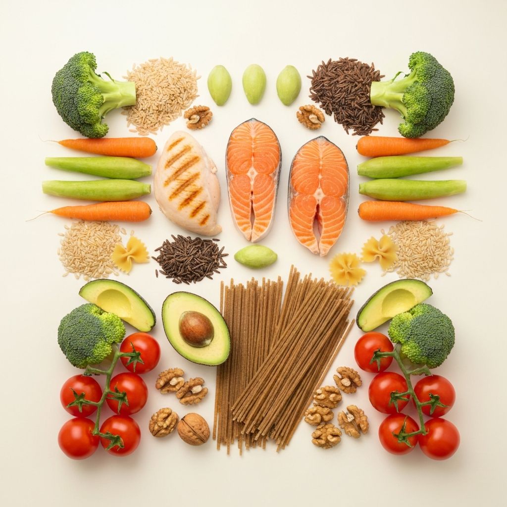 Balanced nutrition visualization